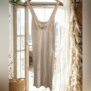 Striped Sleeveless Dress